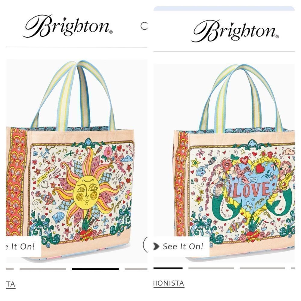 Brighton Siren’s Song Mermaid Tote NWT